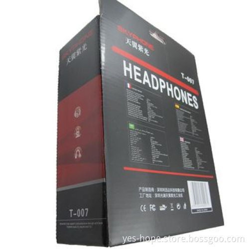 Double jack promotional cheap long wire computer headphoneNew